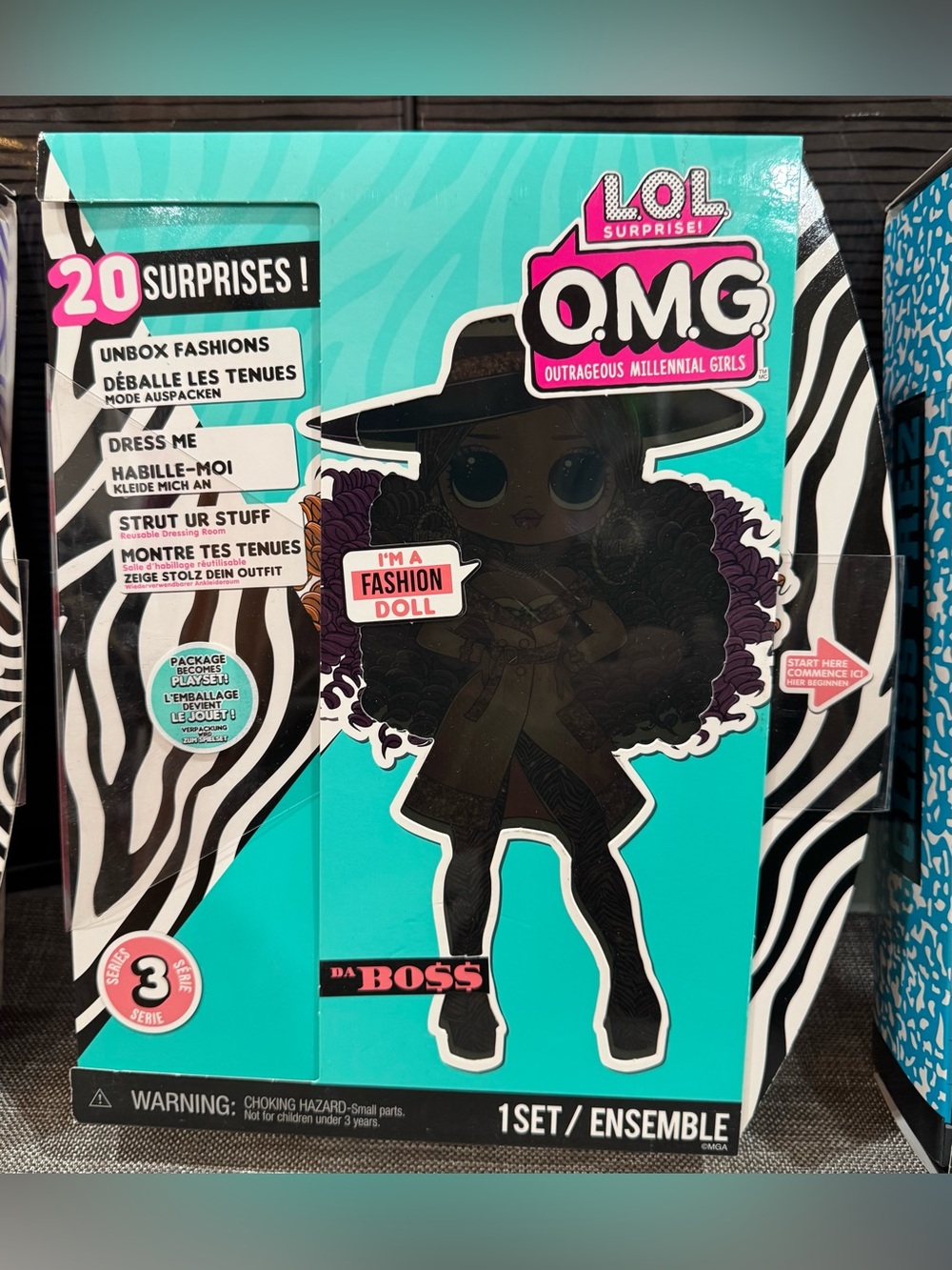 LOL Surprise OMG Series 3 2020 DA BOSS FASHION DOLL 20 Surprise NEW NWT RARE HTF
